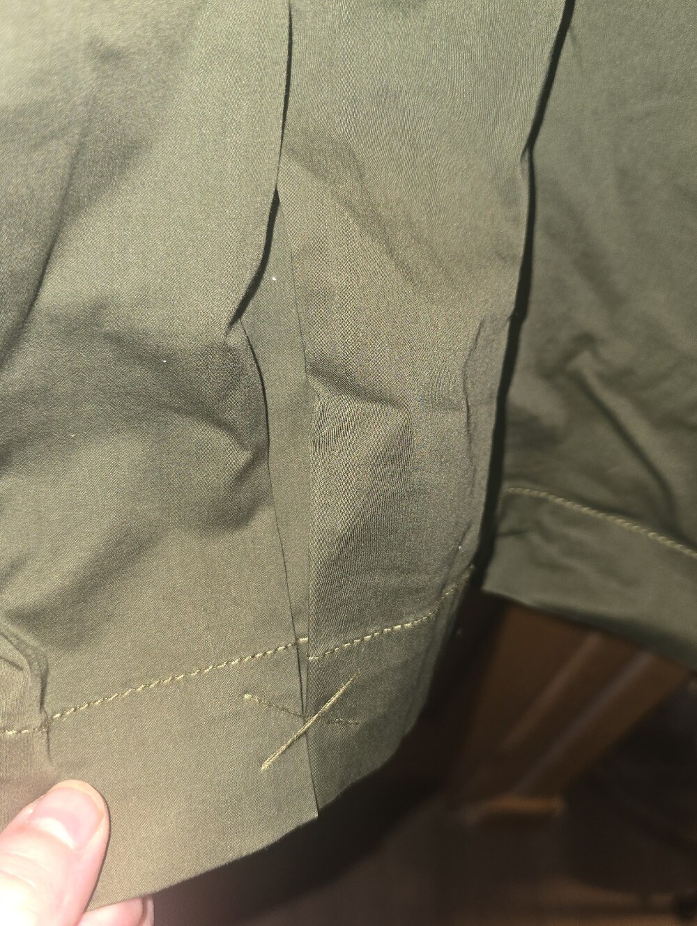 New no tags Cabi XL olive green pocketed coat - Picture 10 of 10